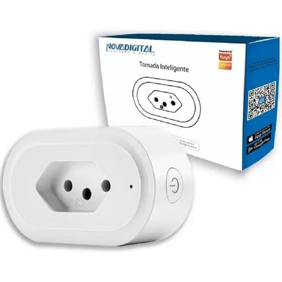 [PROMOÇÃO APENAS HOJE] Tomada Inteligente Wi-fi Nova digital 16A Medidor Consumo