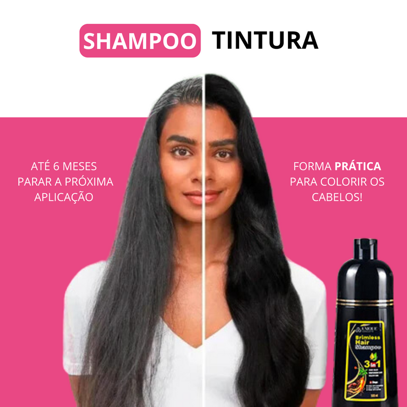 Shampoo Brimless Natural 3 em 1 (Dura até 6 meses) + BRINDE EXCLUSIVO