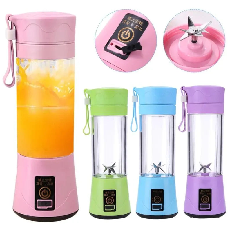 Mini Liquidificador Portátil Usb  6 Lâminas